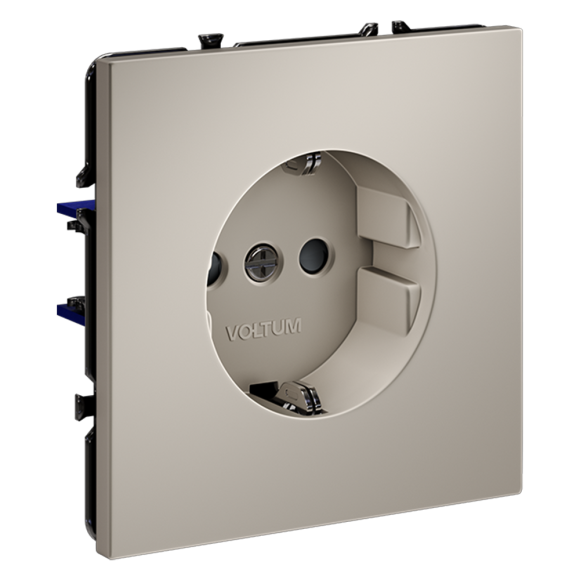 Розетка со шторками Voltum S70 VLS040203