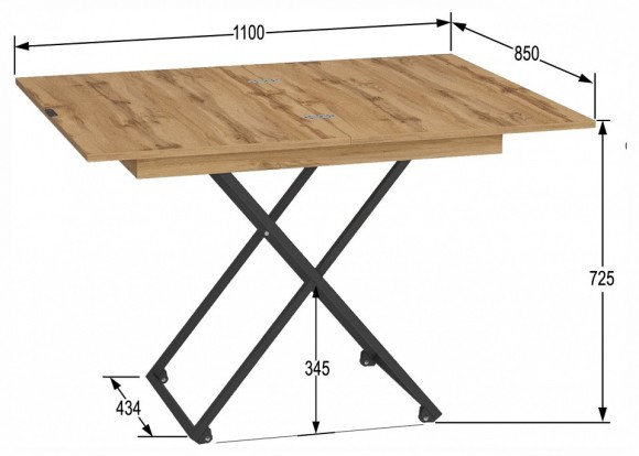 Стол-трансформер Андрэ Loft ML_4630216193409