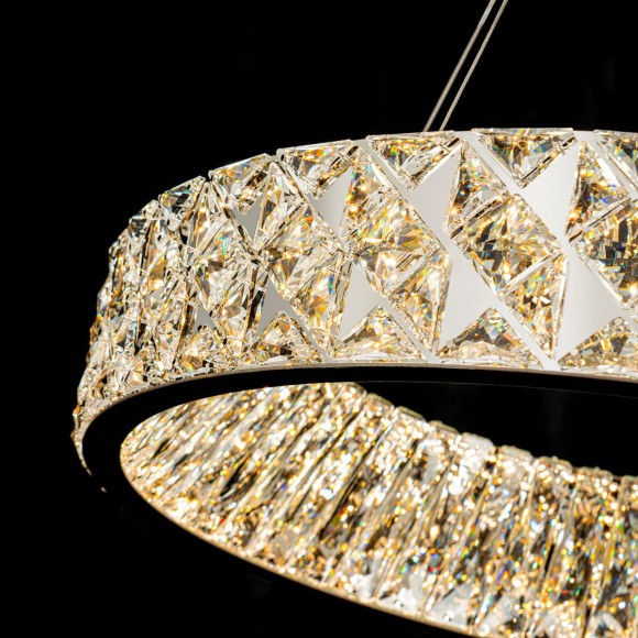 Подвесная люстра с пультом управления Modelux ML.335.600 CR