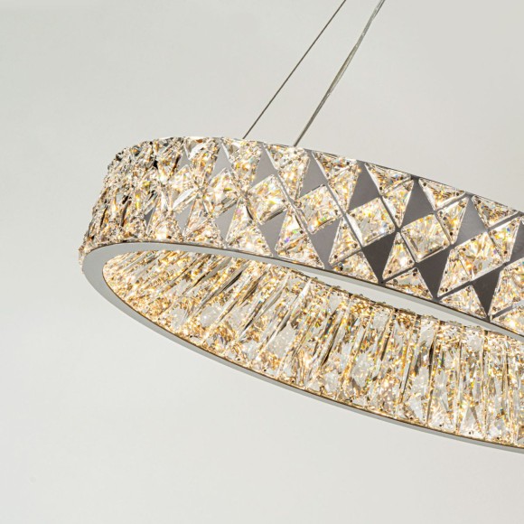 Подвесная люстра с пультом управления Modelux ML.335.600 CR