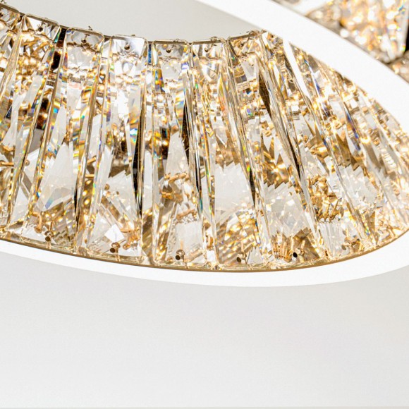 Подвесная люстра с пультом управления Modelux ML.335.600 CR