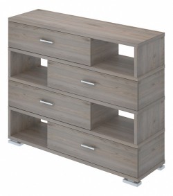 Тумба комбинированная Домино нельсон СБ-40/4 MER_SB-40_4_N