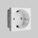 Розетка Werkel модульная Slot с заземлением и шторками 4690389211744 W1171160 a069368