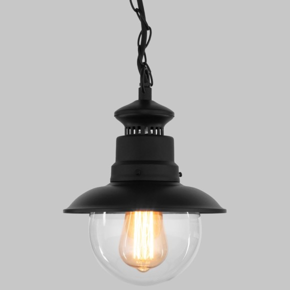 Уличный подвесной cветильник Elektrostandard Talli H GL 3002H черный 4690389106590