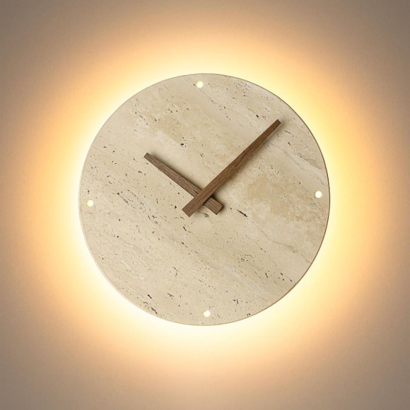 Настенный светильник с часами Citilux Mares CL246015