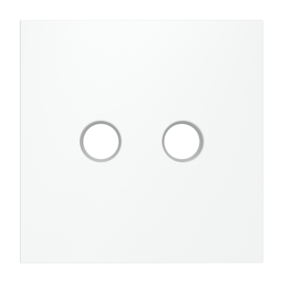 Накладка для розетки телевизионной оконечной TV+SAT Voltum S70 (белый матовый) VLS001602