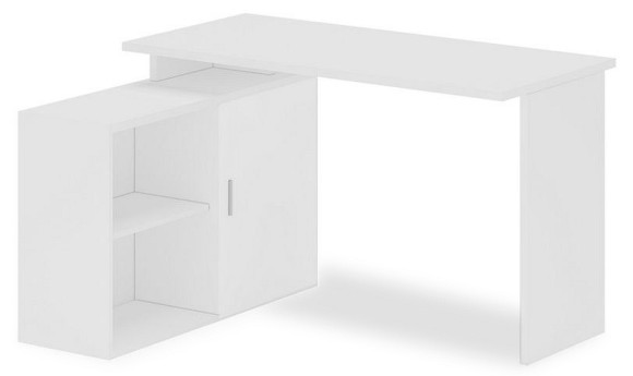 Стол письменный Домино Lite СКЛ-ПРЯМ130+ТБЛ-2 MER_SKL-PRYAM130-TBL-2_BE