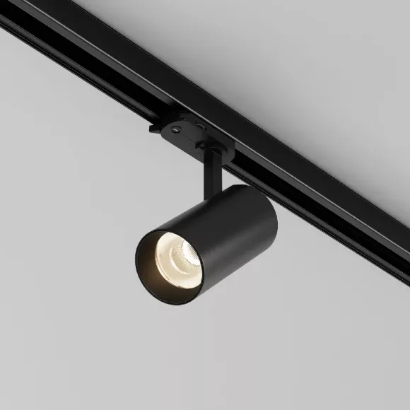 Трековый трехфазный светильник Maytoni Focus Led TR029-3-10W4K-B-1, Черный, Нейтральный белый, Алюминий