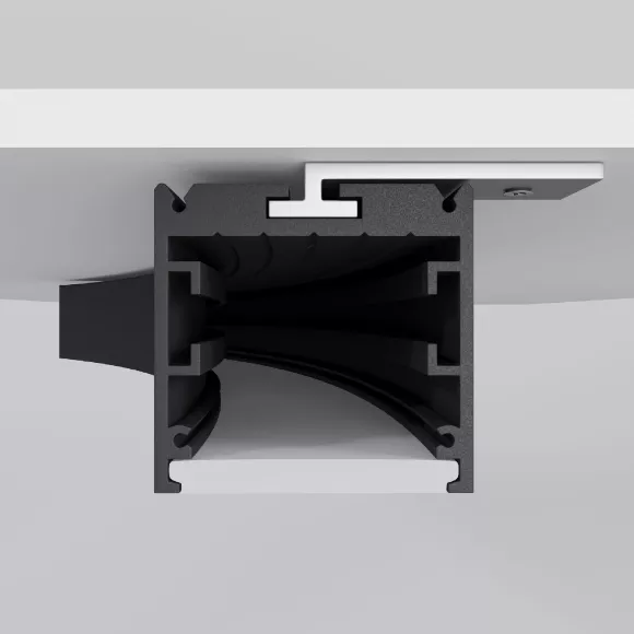 Радиусный профиль Maytoni Led strip ALM-3535R-B-D-90°-0.3M, вид снизу Радиусный профиль Maytoni Led strip ALM-3535R-B-D-90°-0.3M, вид снизу