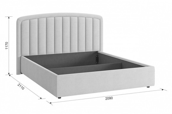 Кровать двуспальная Сиена 2 MBS_ZP_KM1_8-03_2763