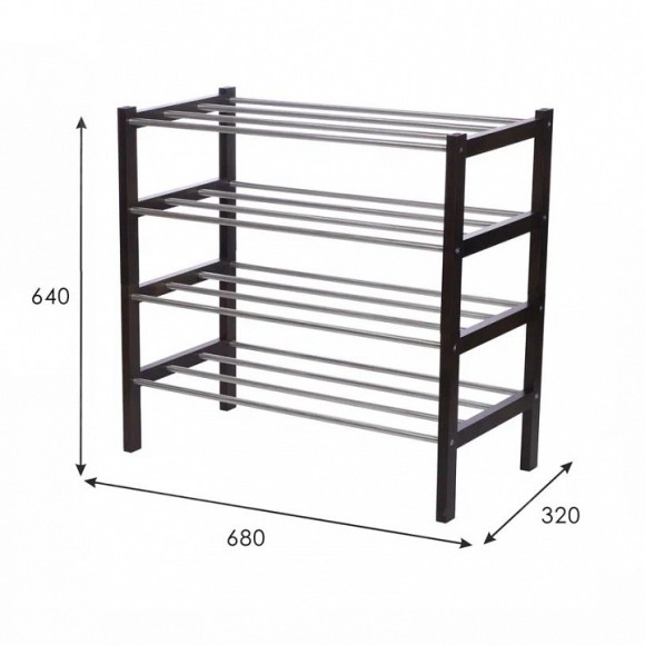 Набор из 2 стеллажей для обуви Атлас ML_4630216192082