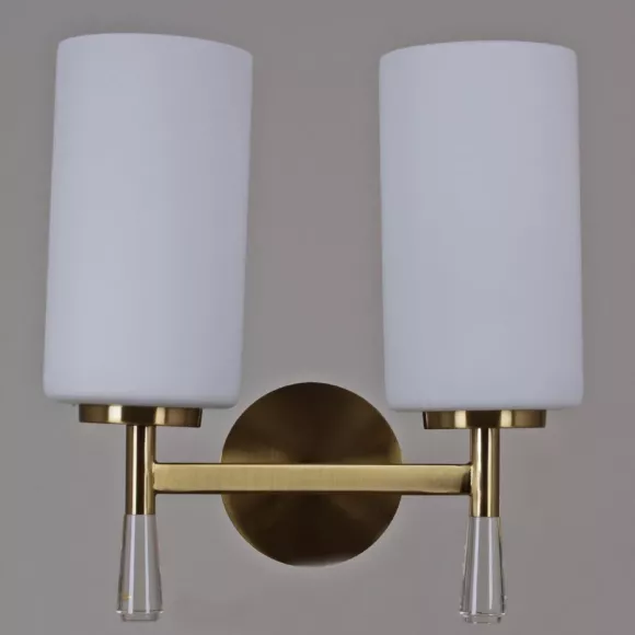 Бра Illumico IL5218-2WLS-24 HIGHBALL, Золото, Белый, Металл Бра Illumico IL5218-2WLS-24 HIGHBALL, Золото, Белый, Металл