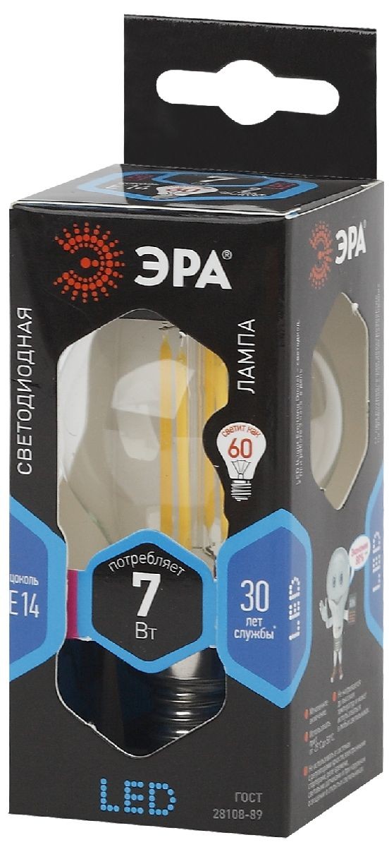 Лампа светодиодная Эра E14 7W 4000K F-LED P45-7w-840-E14 Б0049891