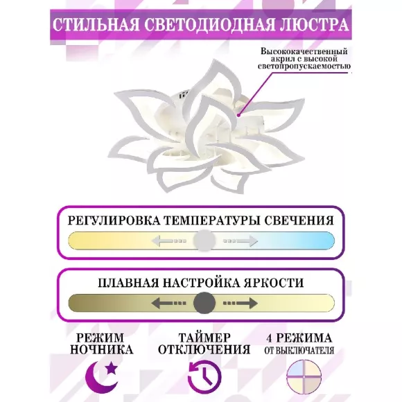 Потолочная люстра Natali Kovaltseva Olimp LED LAMPS 81224 Потолочная люстра Natali Kovaltseva Olimp LED LAMPS 81224