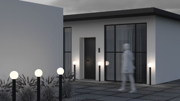 Ландшафтный светильник Maytoni Bold O598FL-01B