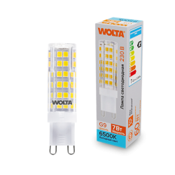 Светодиодная лампа WOLTA 7Вт 6500K G9 кукуруза матовая WSTD-JCD-7W6KG9-C