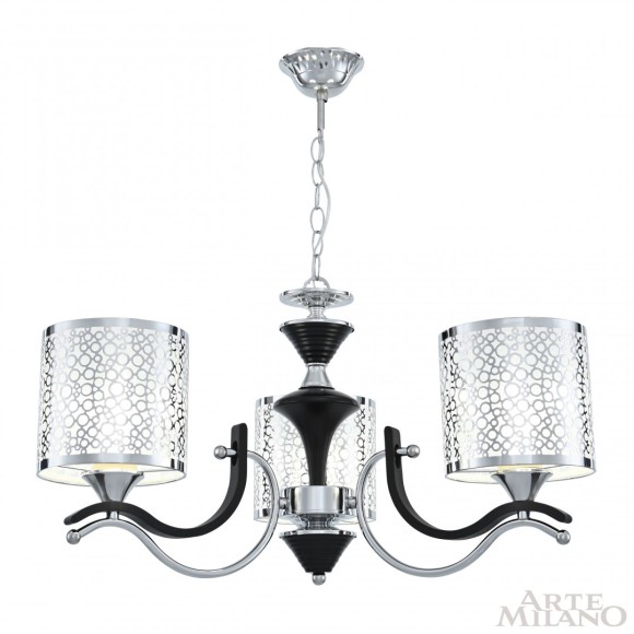 Подвесная люстра Arte Milano Florentia-6787 306787/3 Bk/Ni