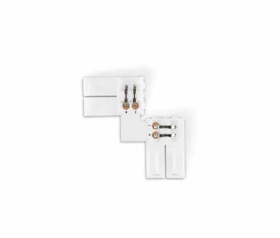 Соединитель угловой L для светодиодной ленты 2835 12/24V (2 конт.) GS6501 (10шт) Ambrella Light Illumination GS6501