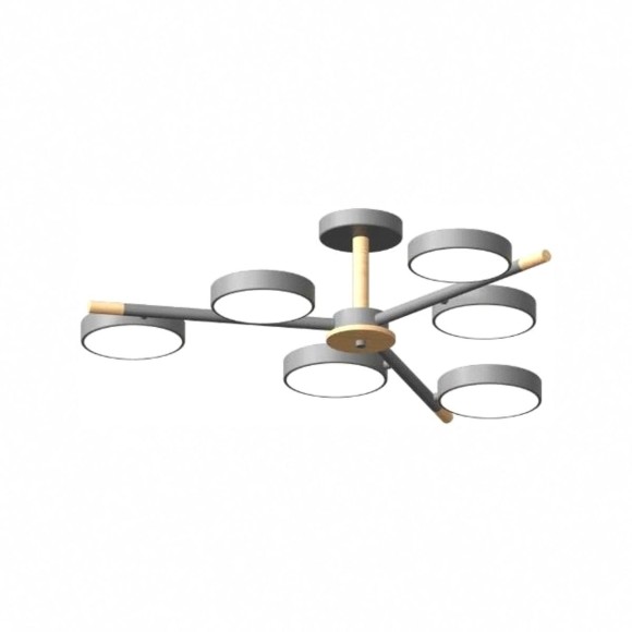 Люстра на штанге LED4U L3208-800 GR