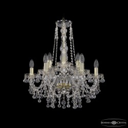 Подвесная люстра Bohemia Ivele Crystal 1409/6+3/195/h-63 G