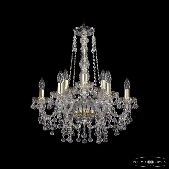 Подвесная люстра Bohemia Ivele Crystal 1409/6+3/195/h-63 G