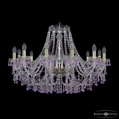 Подвесная люстра Bohemia Ivele Crystal 1410/12/300 G V7010