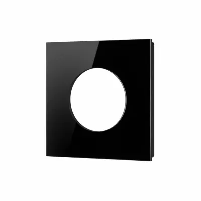 Рамка стеклянная на 1 пост Arlight FRM-GLARE-GC-1-BK 043833