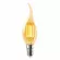 Лампа светодиодная филаментная Volpe E14 5W Свеча на ветру янтарная LED-CW35-5W/AMBER/E14/VLF UL-00009158
