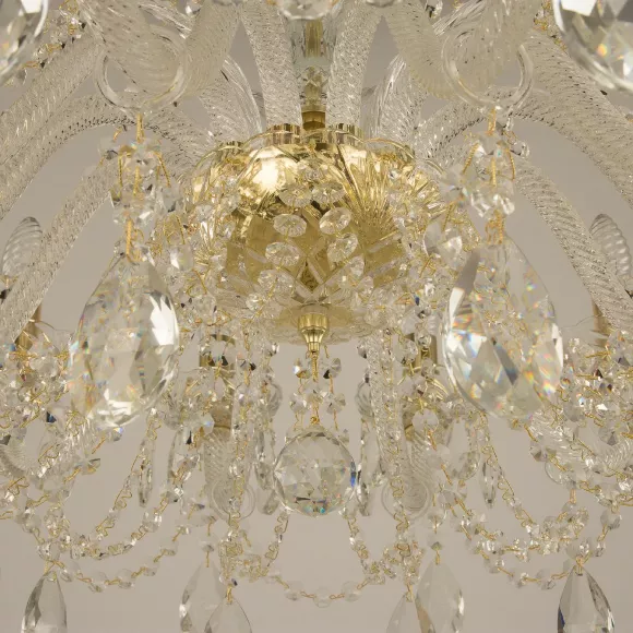 Подвесная люстра Bohemia Ivele Crystal 105/12/240 G, Классика, Золото Подвесная люстра Bohemia Ivele Crystal 105/12/240 G, Классика, Золото