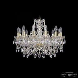 Подвесная люстра Bohemia Ivele Crystal 1411/12/195 G