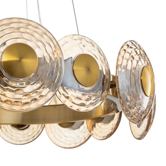 Подвесная светодиодная люстра Citilux Jantar CL240173