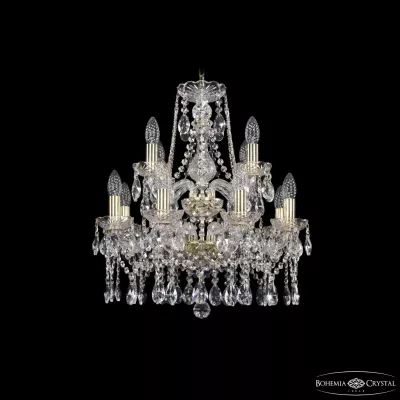 Подвесная люстра Bohemia Ivele Crystal 1413/8+4/165/2d G