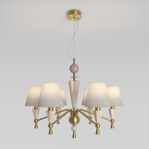 Подвесная люстра Eurosvet Teja 101014/6 латунь Smart a072038