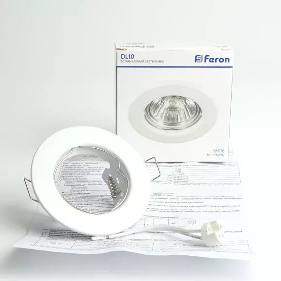Встраиваемый светильник Feron DL10 48463, крепление Встраиваемый светильник Feron DL10 48463, крепление