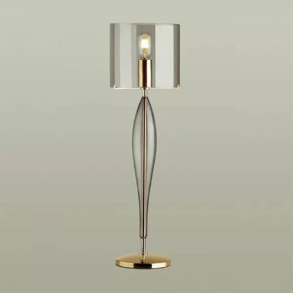 Настольная лампа Odeon Light TOWER 4850/1T, Золото, Серый, Металл Настольная лампа Odeon Light TOWER 4850/1T, Золото, Серый, Металл