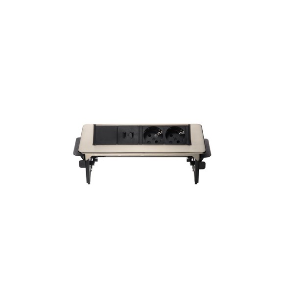 Блок розеток (2 секции и 2 USB) Mebax 00-00000830