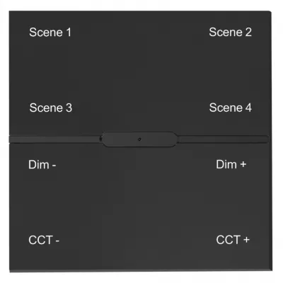 Смарт выключатель проводной iLedex Vision INN SP 48V-4-BK