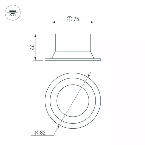 Встраиваемый светильник дуаунлайт Arlight MS-BREEZE-BUILT-R82-9W Day4000 (WH, 85 deg, 230V) (IP20 Металл) 035609(1) Встраиваемый светильник дуаунлайт Arlight MS-BREEZE-BUILT-R82-9W Day4000 (WH, 85 deg, 230V) (IP20 Металл) 035609(1)
