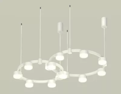 Комплект подвесного светильника Ambrella Light Techno Ring XR92081006 (A9208x2, C9236, C9231, N8399)