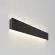 Алюминиевый профиль Arlight WALL-2575-DUAL-2000 ANOD BLACK 052332