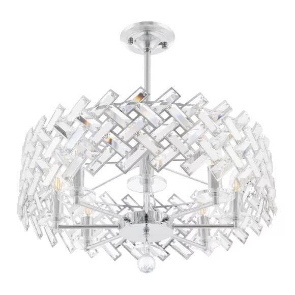 Люстра на штанге Arte Milano Sorrento 377019/8/300/570 CR, декоративные элементы крупным планом Люстра на штанге Arte Milano Sorrento 377019/8/300/570 CR, декоративные элементы крупным планом