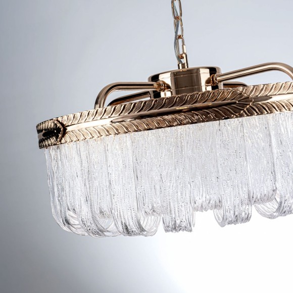 Подвесная люстра с пультом управления Modelux ML.9542.500 GD