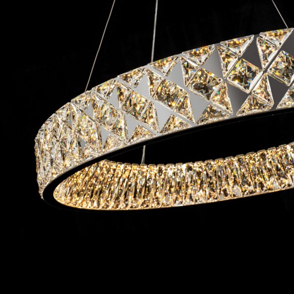 Подвесная люстра с пультом управления Modelux ML.335.800 CR