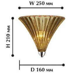 Настенный светильник Favourite Iris 1697-1W