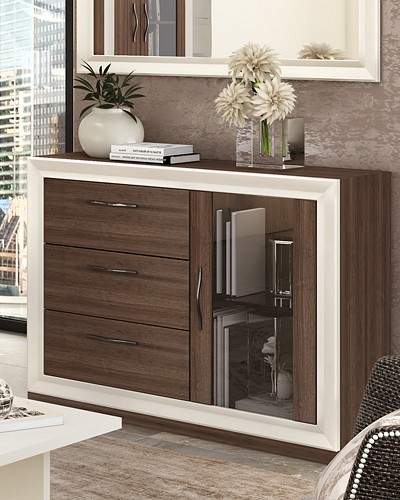 Тумба-витрина Нобиле Км-120/38 ФС MER_Km-120-38-FS-SHKr