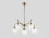 Подвесная люстра Ambrella Light High Light Heigh Light LH56031, Латунь, Прозрачный, Металл, крупный план