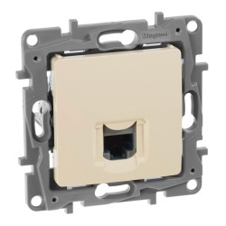 Розетка компьютерная RJ45 Legrand Etika 5 кат UTP слоновая кость 672341