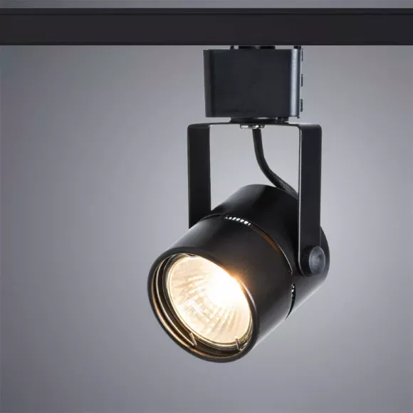 Трековый светильник ARTE Lamp Mizar A1311PL-1BK, Современный, Черный Трековый светильник ARTE Lamp Mizar A1311PL-1BK, Современный, Черный