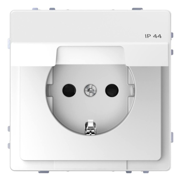Розетка Schneider Electric Merten D-Life 16A с/з и крышкой MTN2314-6035