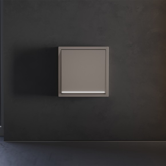 Клавиша для выключателя/переключателя одноклавишного с подсветкой Voltum S70 (капучино) VLS000214